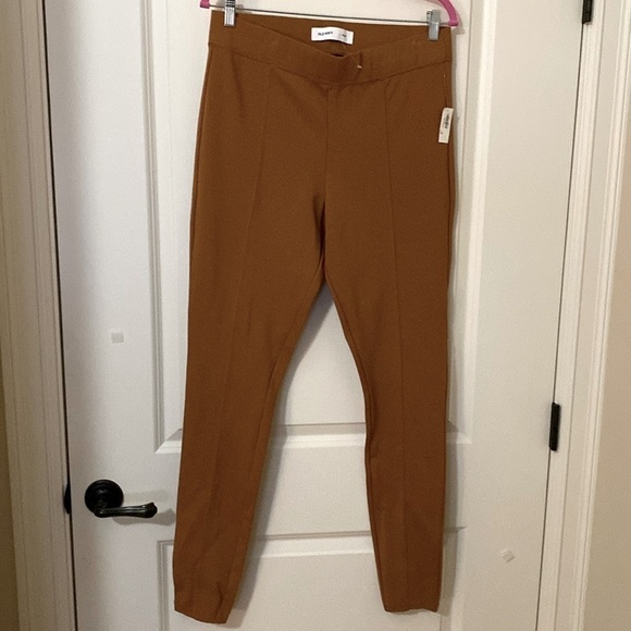 Old Navy Pants - NWT Old Navy Stevie Straight Ankle Pants Leggings Womens LT Mustard Ponte Knit